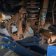 I pulled the front axle shafts to replace the u-joints in South Africa